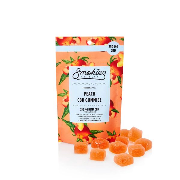 Smokiez 10-Pack Peach CBD Gummies
