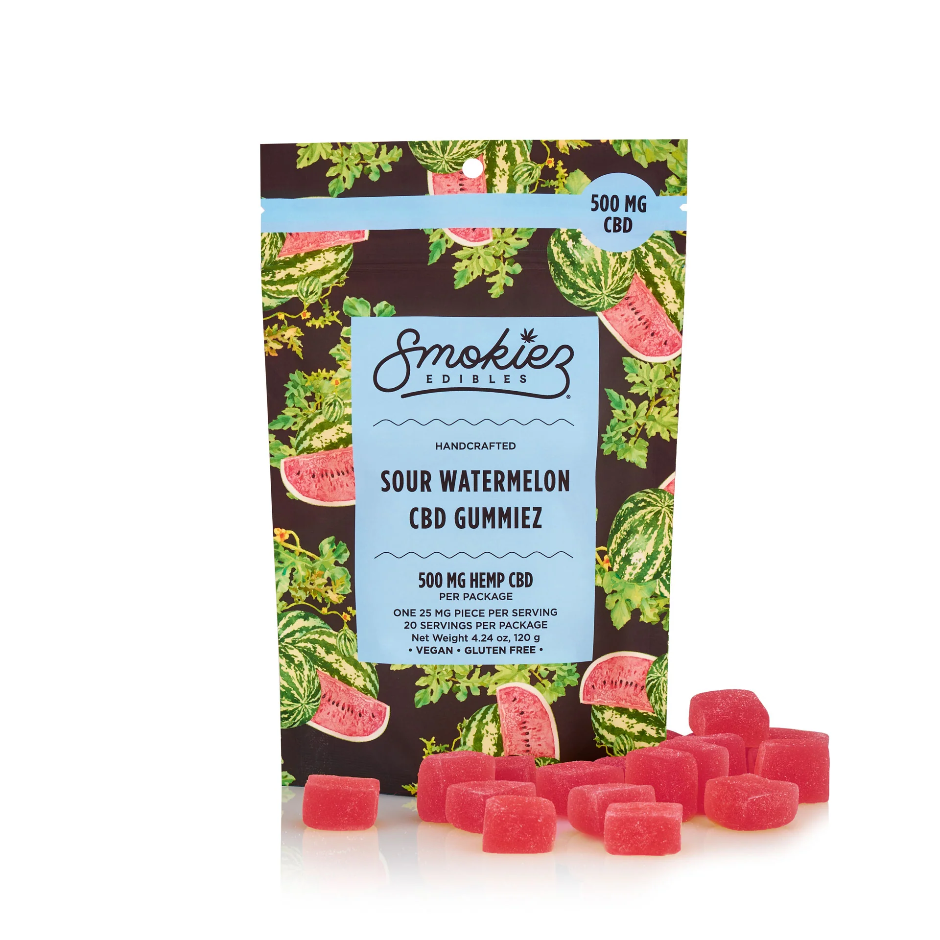 Smokiez Sour Watermelon Cbd Gummies Smokiez 20-Pack Sour Watermelon Cbd Gummies