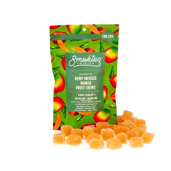 Smokiez 30-Pack Mango CBD + CBG Gummies