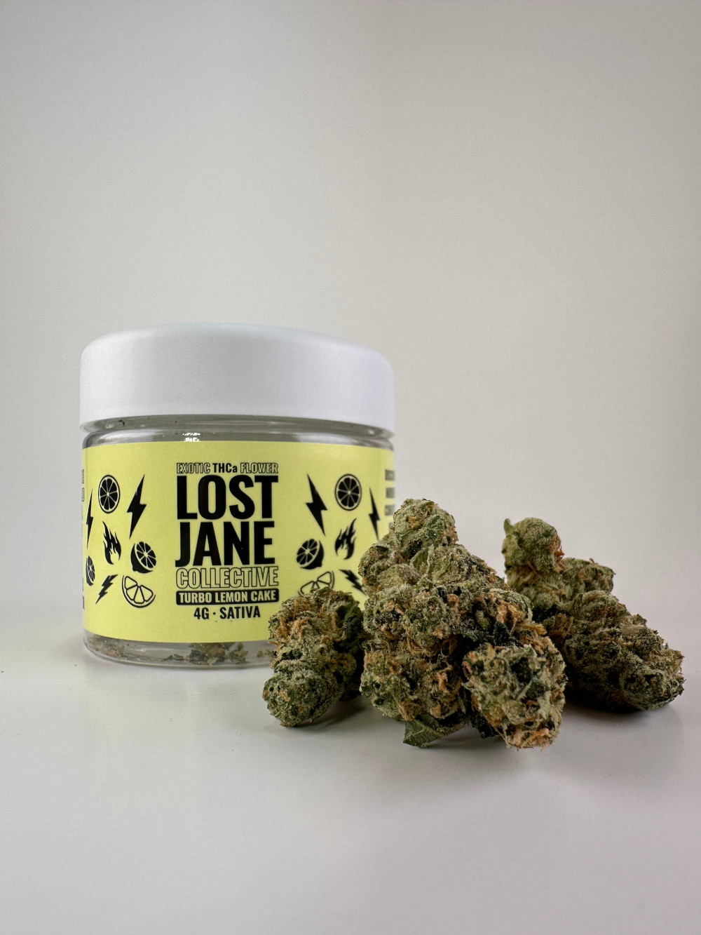 Lost Jane Turbo Lemon Cake Exotic Thca Flower - Sativa Lost Jane Turbo Lemon Cake Exotic Thca Flower - 4G - Sativa