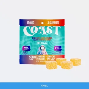 Coast Smokes 3ct Gummies - Chill (CBD+CBG)