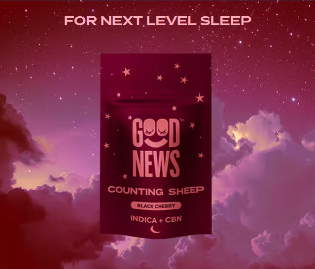 Good News Counting Sheep Black Cherry Gummies Bulk Good News Counting Sheep Black Cherry Gummies