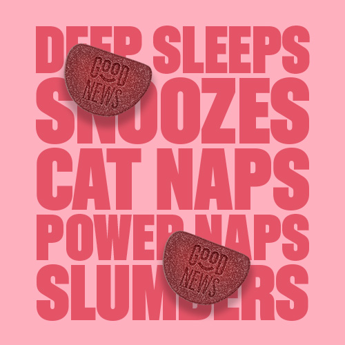 Good News Counting Sheep Black Cherry Gummies Good News Counting Sheep Gummies