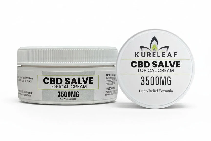KureLeaf CBD Salve 3500mg Extra Strength | Muscle, Joint & Recovery Relief