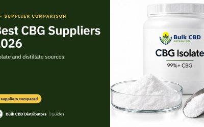 Best CBG Suppliers in 2026: Bulk CBG Isolate and Distillate Sources Compared