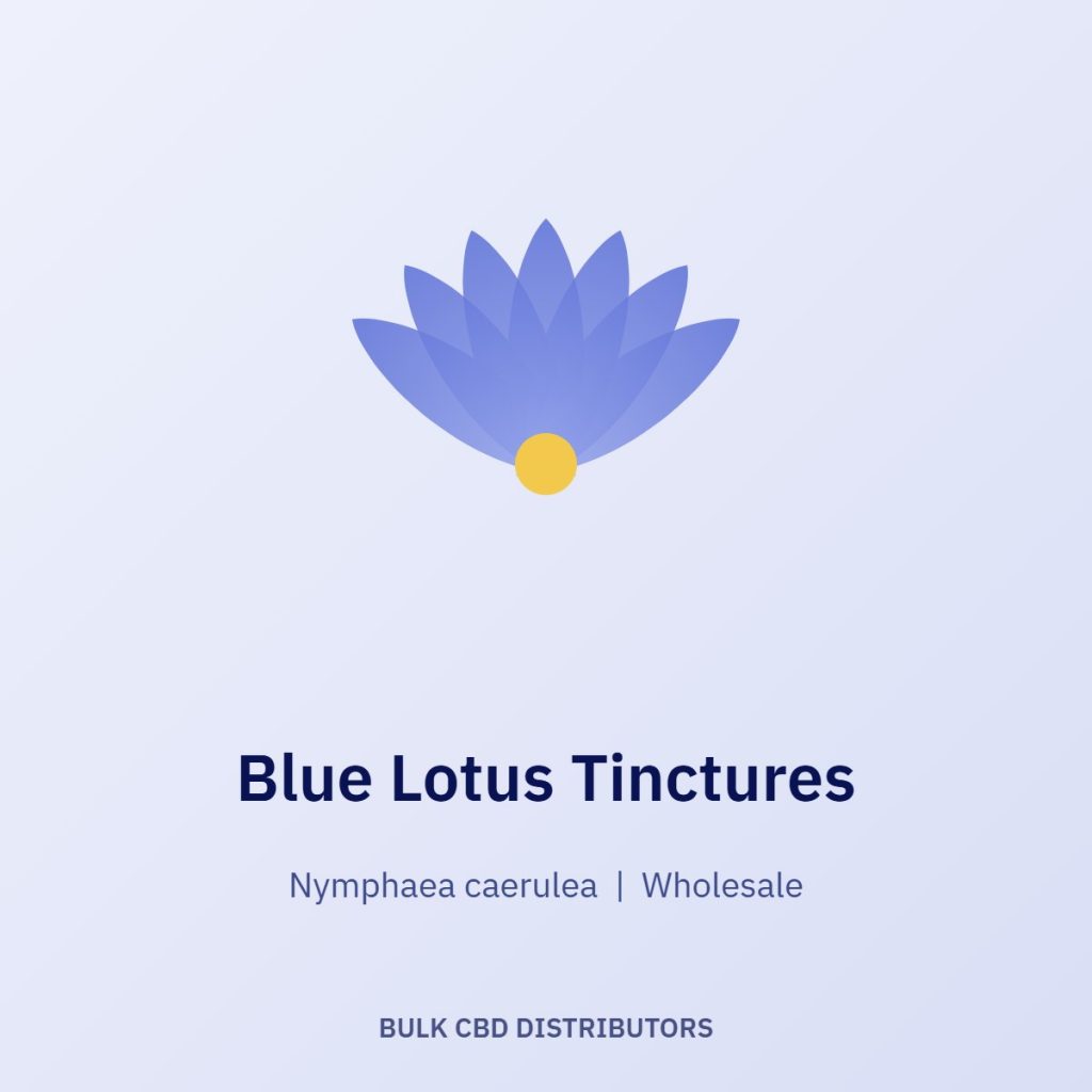 Blue Lotus Tinctures wholesale