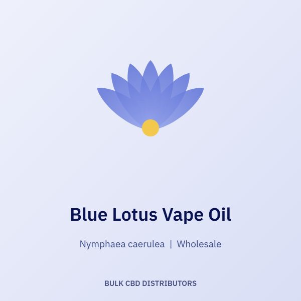 Blue Lotus Vape Oil wholesale