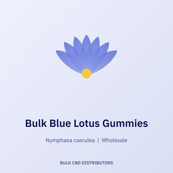 Bulk Blue Lotus Gummies wholesale