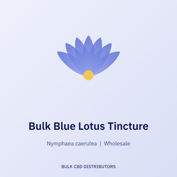 Bulk Blue Lotus Tincture wholesale