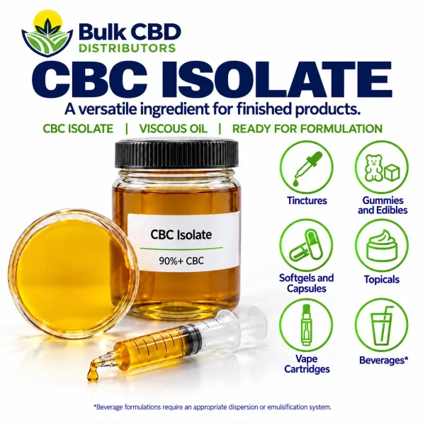 CBC Isolate formulation applications for private label products