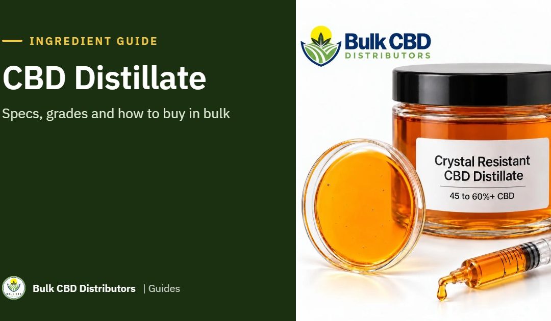 CBD Distillate: Specs, Grades and Uses