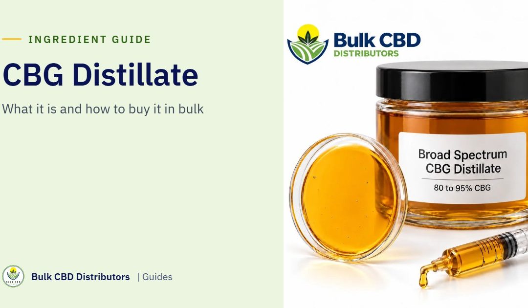 CBG Distillate: What It Is, Specs, Grades and Uses