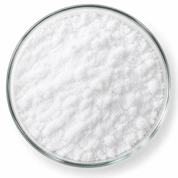 Close-up of fine crystalline CBG isolate powder