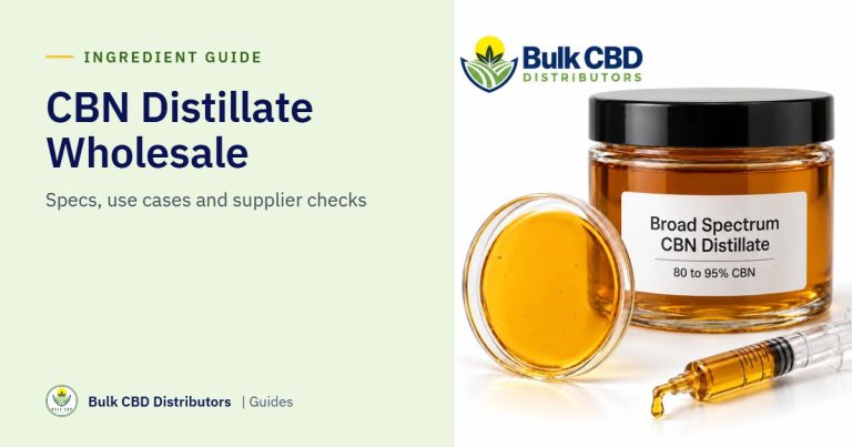 CBN Distillate: What It Is, Specs, Grades and Uses guide graphic