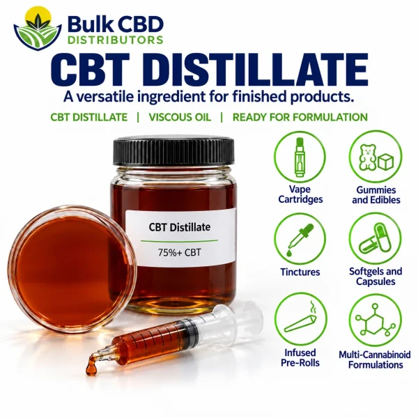 CBT Distillate formulation applications for private label products