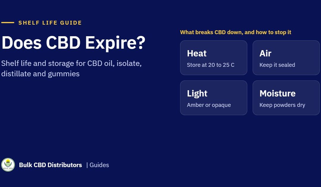 Does CBD Expire? Shelf Life and Storage of CBD Oil, Isolate and Gummies