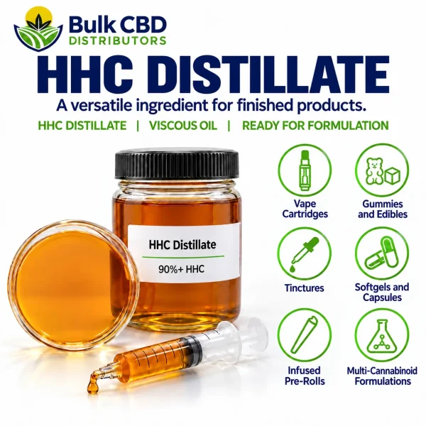 HHC Distillate formulation applications for private label products