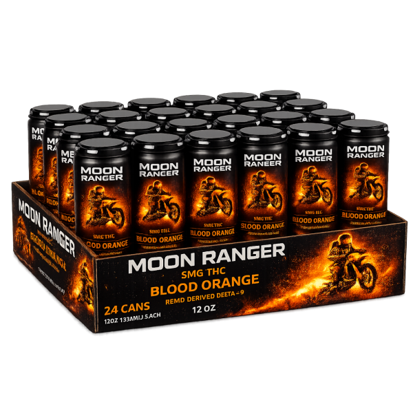 Moon Ranger Blood Orange THC Seltzer 24-pack case
