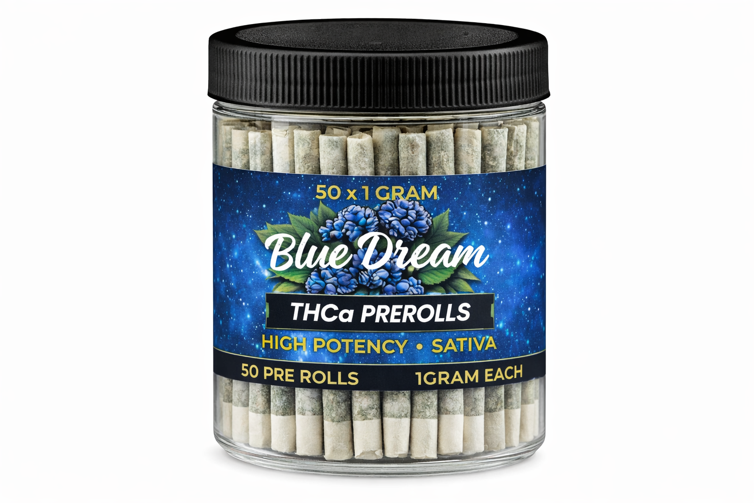 Moon Ranger Blue Dream Thca Pre-Rolls 50-Pack Moon Ranger Blue Dream Thca Pre-Rolls 50-Pack