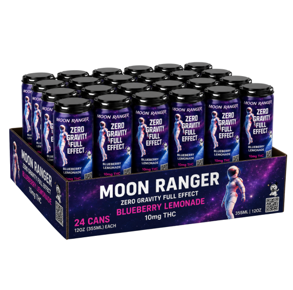 Moon Ranger Blueberry Lemonade THC Seltzer 24-pack case