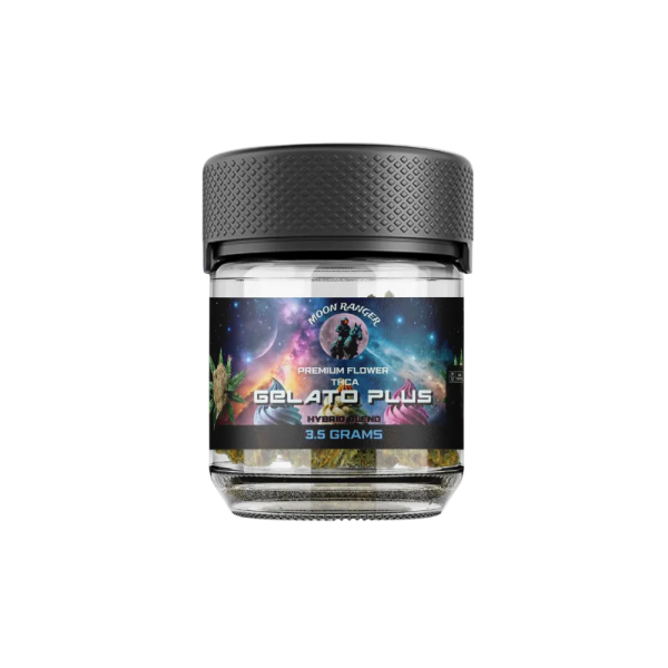 Moon Ranger Gelato Plus THCa Flower 3.5g packaging