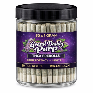Moon Ranger Grand Daddy Purp THCa Pre-Rolls 50-Pack
