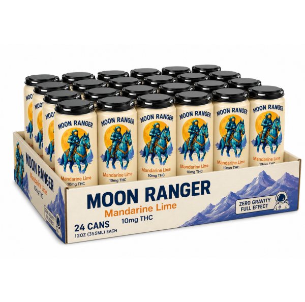 Moon Ranger Mandarine Lime THC Seltzer 24-pack case