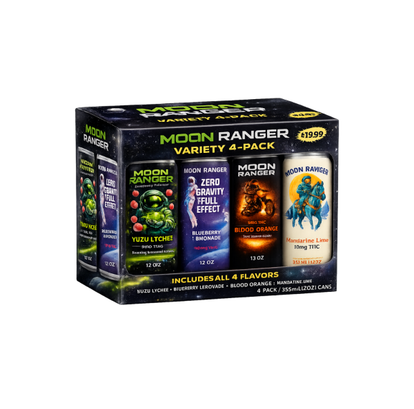 Moon Ranger THC Seltzer Variety 4-Pack