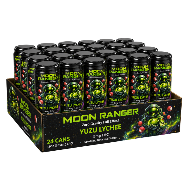 Moon Ranger Yuzu Lychee THC Seltzer 24-pack case