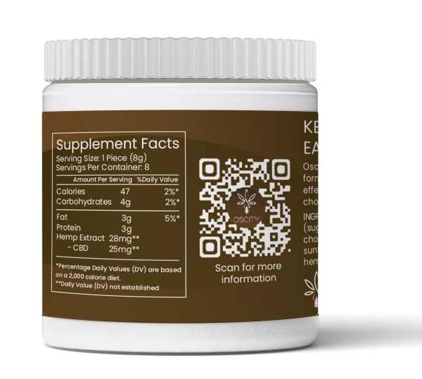 Oscity Full Spectrum CBD Milk Chocolates 200mg