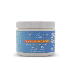 Oscity Peach Mango CBD + CBG Calm Gummies
