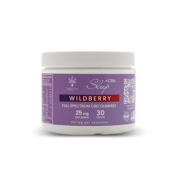 Oscity Wildberry CBD + CBN Sleep Gummies