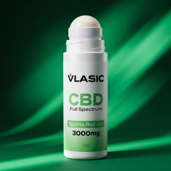 Vlasic Labs Full Spectrum CBD Sports Roll-On 3000mg bottle