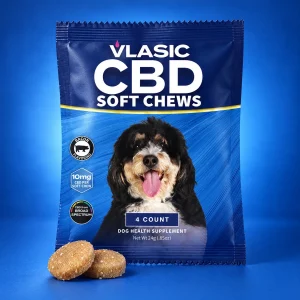 Vlasic Labs Mini Bacon Flavor CBD Dog Chews 4 Count