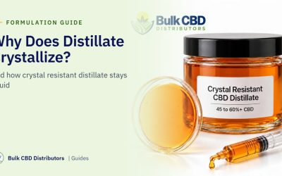 Why Does CBD Distillate Crystallize? How Crystal Resistant Distillate Stays Liquid