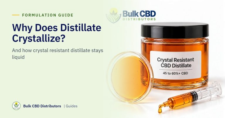 Why Does CBD Distillate Crystallize? How Crystal Resistant Distillate Stays Liquid Why Does CBD Distillate Crystallize? How Crystal Resistant Distillate Stays Liquid why does cbd distillate crystallize bcd 3